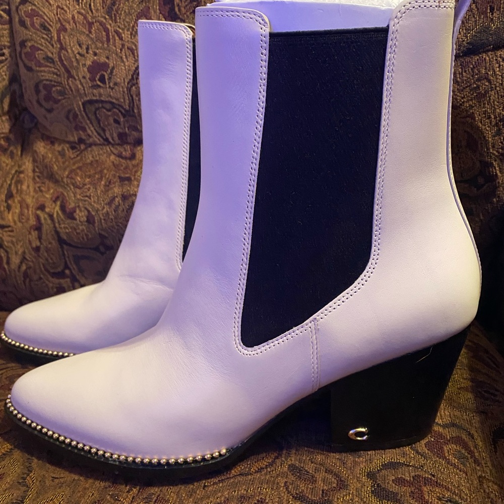 Womens Coach booties size 10. Never worn, brand new.
